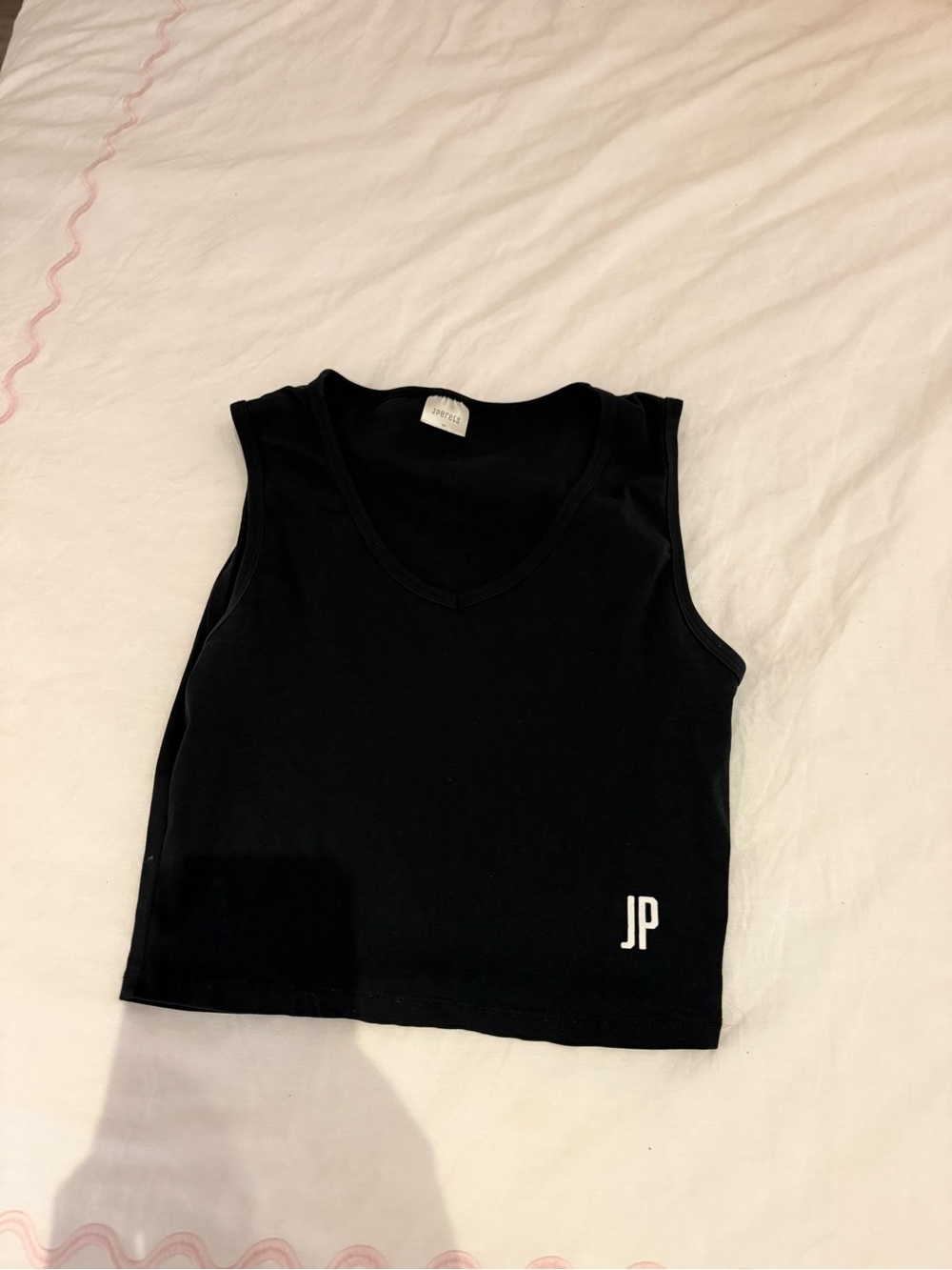 Black Crop Tank - Joshua Perets